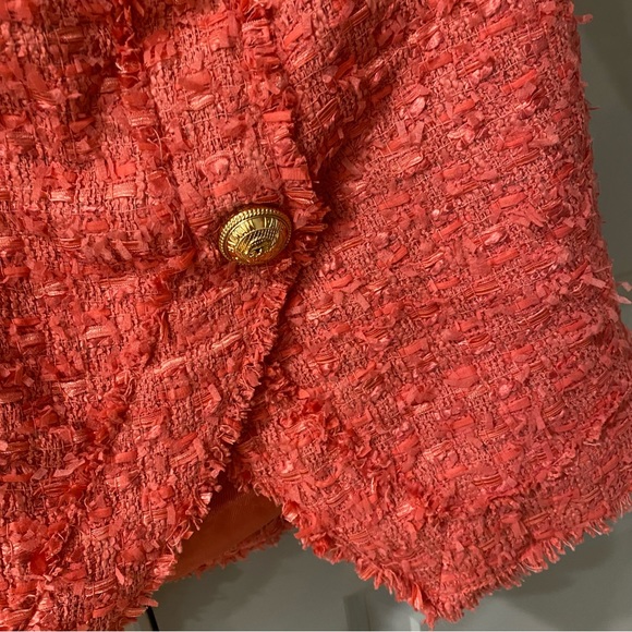 NWT Balmain Textured Tweed Mini Skirt - Picture 6 of 11